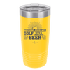 Weekend Forecast Golf with a Chance of Beer 1 - Laser Engraved Stainless Steel Drinkware - 1665 -