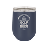 Weekend Forecast Golf with a Chance of Beer 2 - Laser Engraved Stainless Steel Drinkware - 1666 -
