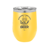 Weekend Forecast Golf with a Chance of Beer 2 - Laser Engraved Stainless Steel Drinkware - 1666 -