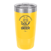 Weekend Forecast Golf with a Chance of Beer 2 - Laser Engraved Stainless Steel Drinkware - 1666 -