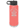 Weekend Forecast Golf with a Chance of Beer 2 - Laser Engraved Stainless Steel Drinkware - 1666 -