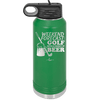 Weekend Forecast Golf with a Chance of Beer 3 - Laser Engraved Stainless Steel Drinkware - 1667 -