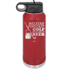 Weekend Forecast Golf with a Chance of Beer 3 - Laser Engraved Stainless Steel Drinkware - 1667 -