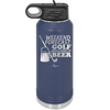 Weekend Forecast Golf with a Chance of Beer 3 - Laser Engraved Stainless Steel Drinkware - 1667 -