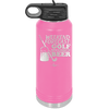 Weekend Forecast Golf with a Chance of Beer 3 - Laser Engraved Stainless Steel Drinkware - 1667 -