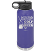 Weekend Forecast Golf with a Chance of Beer 3 - Laser Engraved Stainless Steel Drinkware - 1667 -