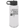 Weekend Forecast Golf with a Chance of Beer 3 - Laser Engraved Stainless Steel Drinkware - 1667 -