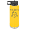 This is How We Roll Golf Cart 2 - Laser Engraved Stainless Steel Drinkware - 1669 -