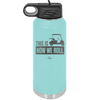 This is How We Roll Golf Cart 3 - Laser Engraved Stainless Steel Drinkware - 1670 -