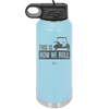 This is How We Roll Golf Cart 3 - Laser Engraved Stainless Steel Drinkware - 1670 -