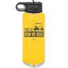 This is How We Roll Golf Cart 3 - Laser Engraved Stainless Steel Drinkware - 1670 -