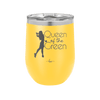 Queen of the Green Woman Golf 1 - Laser Engraved Stainless Steel Drinkware - 1672 -