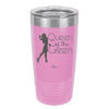 Queen of the Green Woman Golf 1 - Laser Engraved Stainless Steel Drinkware - 1672 -