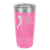 Queen of the Green Woman Golf 1 - Laser Engraved Stainless Steel Drinkware - 1672 -