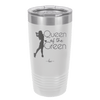 Queen of the Green Woman Golf 1 - Laser Engraved Stainless Steel Drinkware - 1672 -