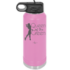 Queen of the Green Woman Golf 1 - Laser Engraved Stainless Steel Drinkware - 1672 -
