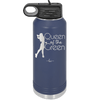 Queen of the Green Woman Golf 1 - Laser Engraved Stainless Steel Drinkware - 1672 -