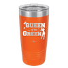 Queen of the Green Woman Golf 2 - Laser Engraved Stainless Steel Drinkware - 1673 -