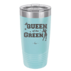 Queen of the Green Woman Golf 2 - Laser Engraved Stainless Steel Drinkware - 1673 -