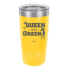 Queen of the Green Woman Golf 2 - Laser Engraved Stainless Steel Drinkware - 1673 -
