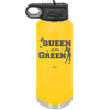 Queen of the Green Woman Golf 2 - Laser Engraved Stainless Steel Drinkware - 1673 -
