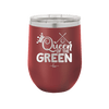 Queen of the Green Woman Golf 3 - Laser Engraved Stainless Steel Drinkware - 1674 -