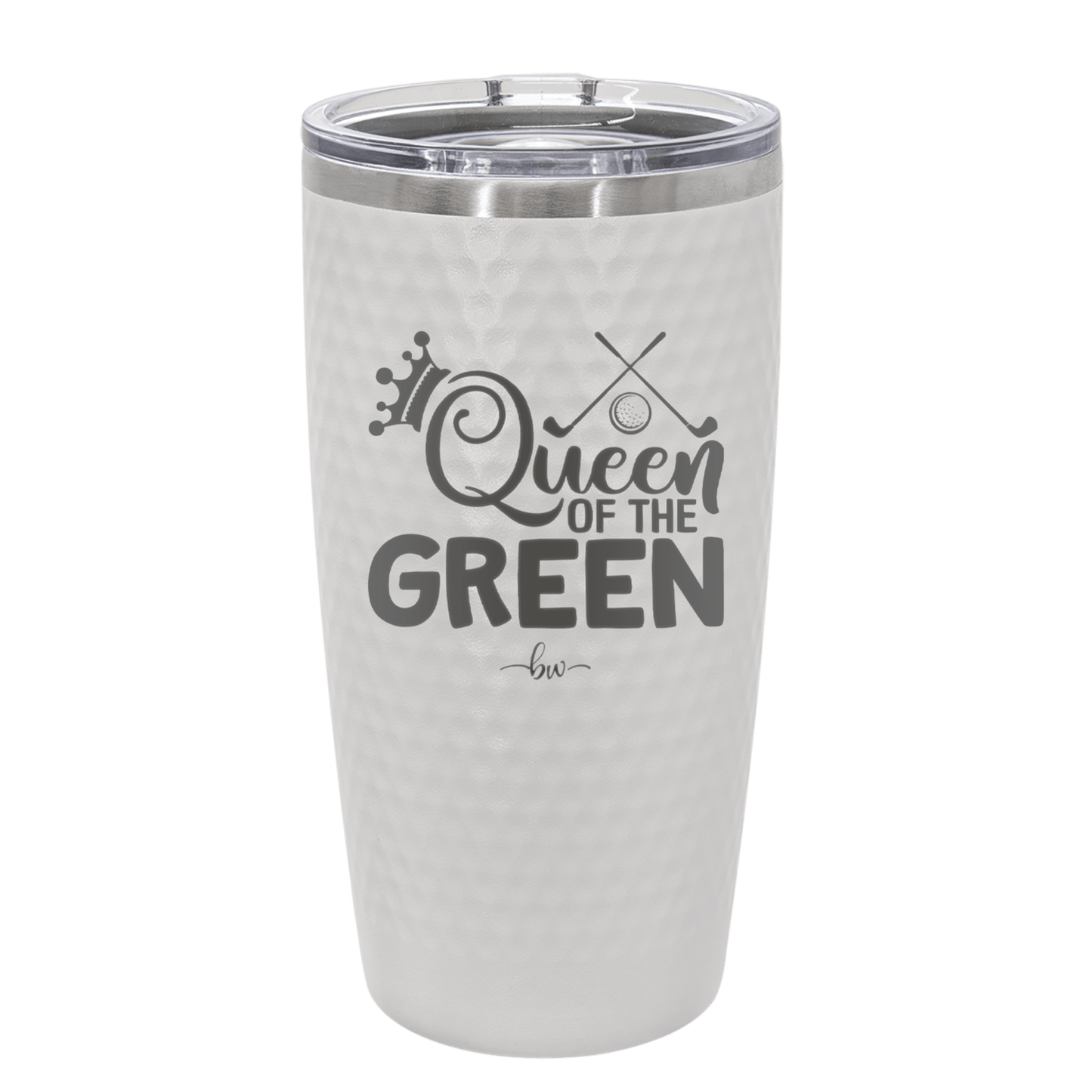 Queen of the Green Woman Golf 3 - Laser Engraved Stainless Steel Drinkware - 1674 -