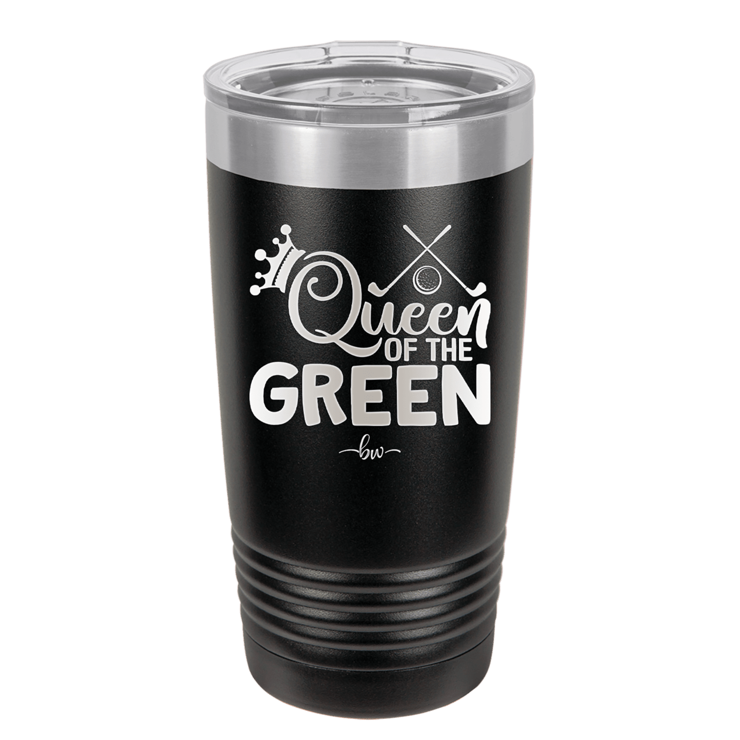 Queen of the Green Woman Golf 3 - Laser Engraved Stainless Steel Drinkware - 1674 -