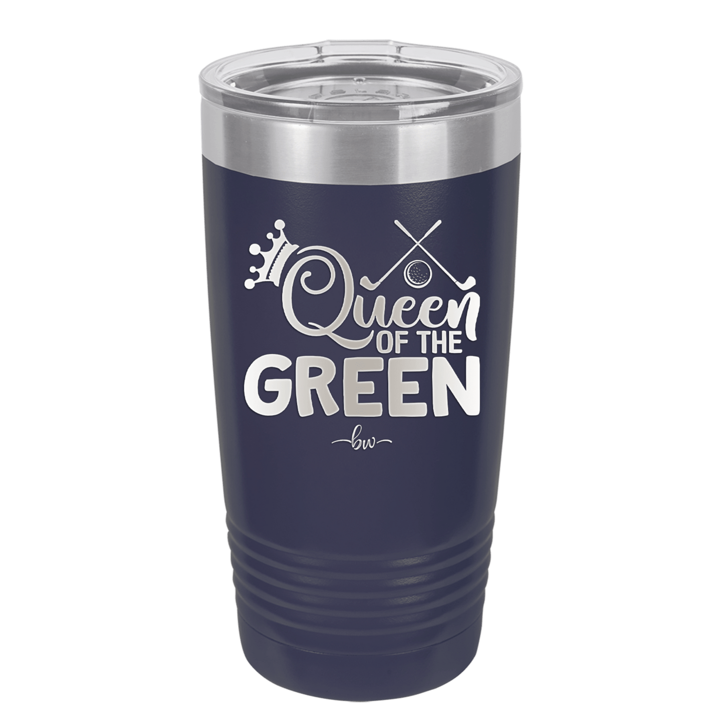 Queen of the Green Woman Golf 3 - Laser Engraved Stainless Steel Drinkware - 1674 -