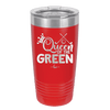 Queen of the Green Woman Golf 3 - Laser Engraved Stainless Steel Drinkware - 1674 -