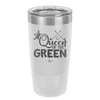 Queen of the Green Woman Golf 3 - Laser Engraved Stainless Steel Drinkware - 1674 -