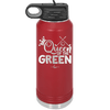 Queen of the Green Woman Golf 3 - Laser Engraved Stainless Steel Drinkware - 1674 -