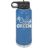 Queen of the Green Woman Golf 3 - Laser Engraved Stainless Steel Drinkware - 1674 -