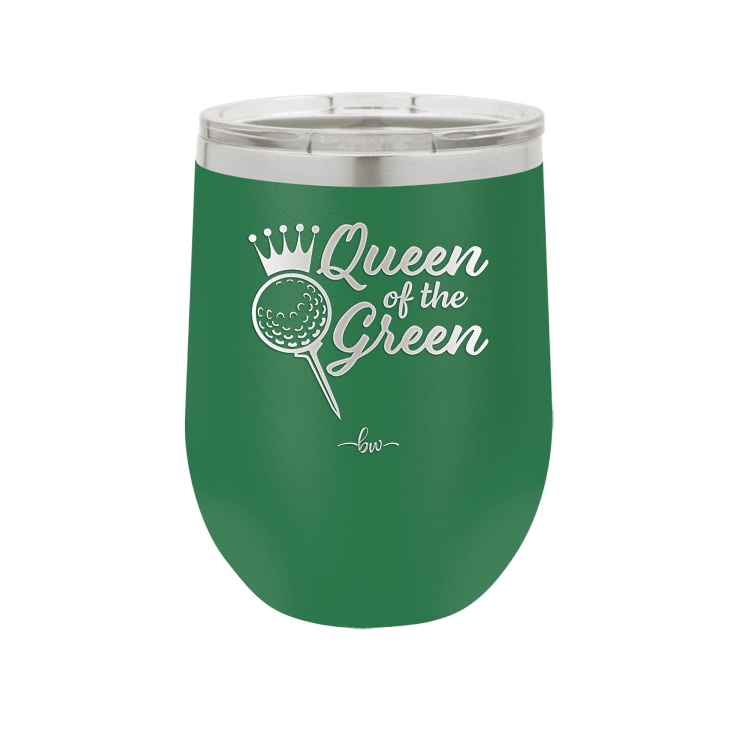 Queen of the Green Woman Golf 4 - Laser Engraved Stainless Steel Drinkware - 1675 -