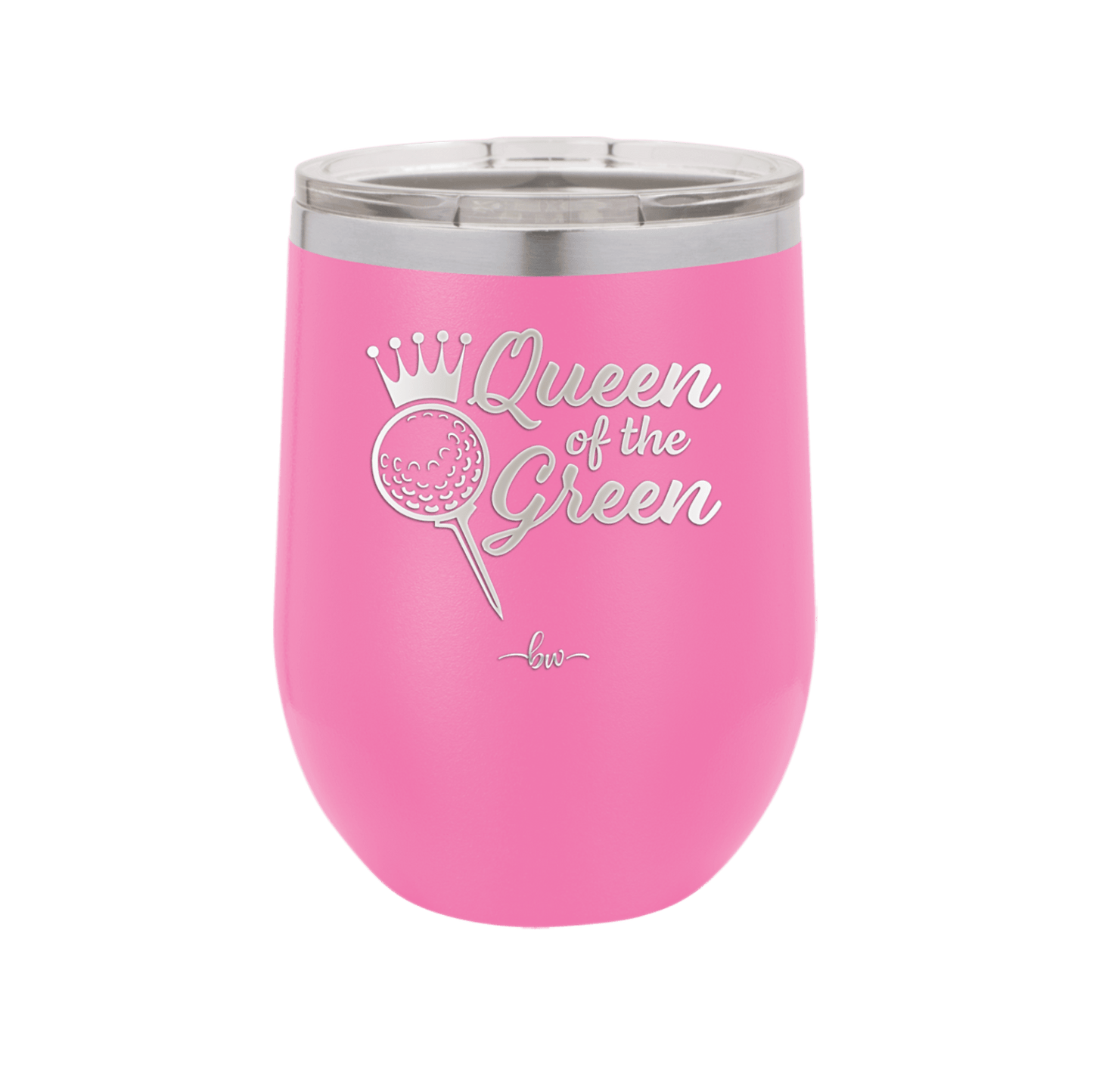 Queen of the Green Woman Golf 4 - Laser Engraved Stainless Steel Drinkware - 1675 -