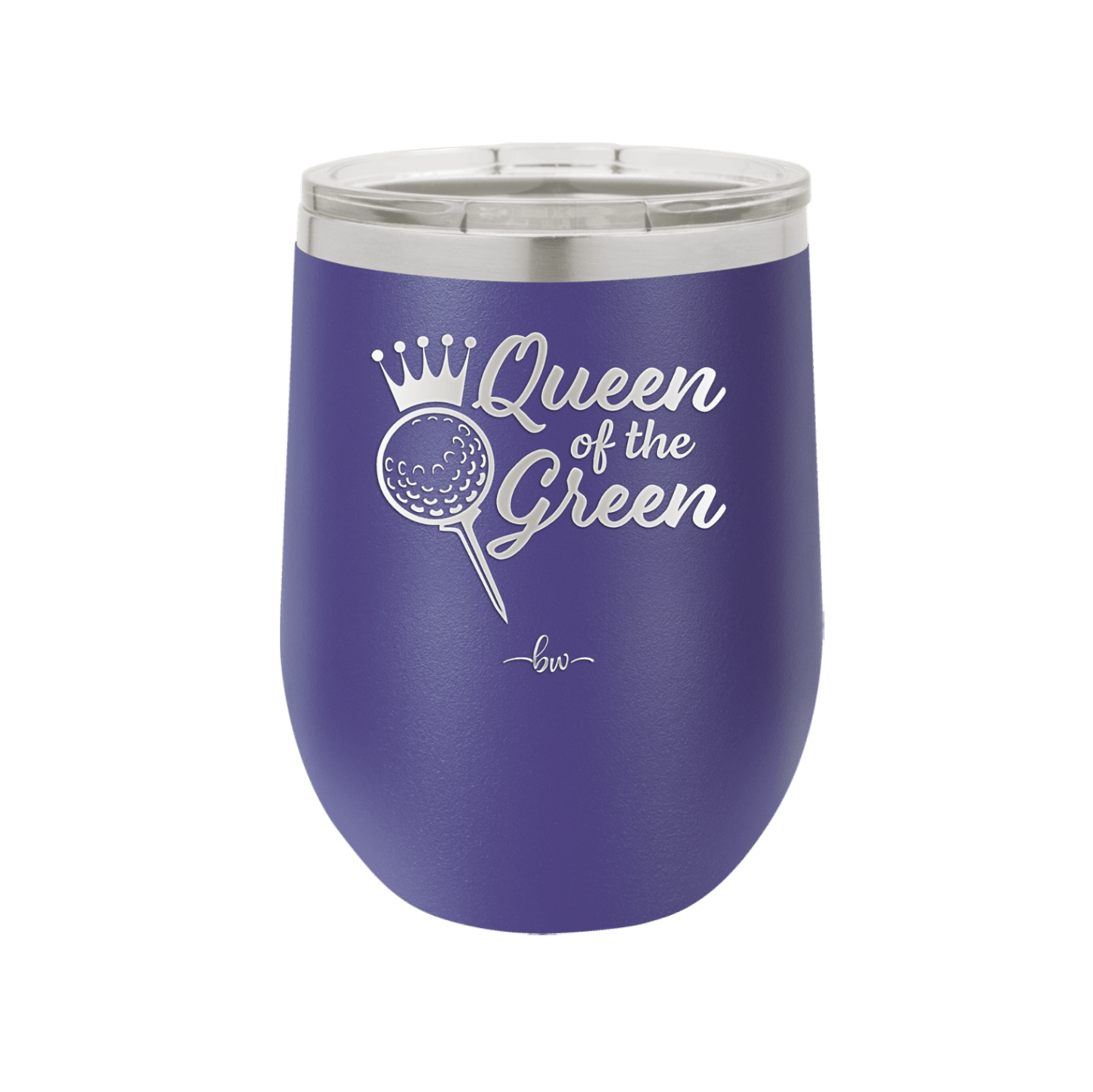 Queen of the Green Woman Golf 4 - Laser Engraved Stainless Steel Drinkware - 1675 -