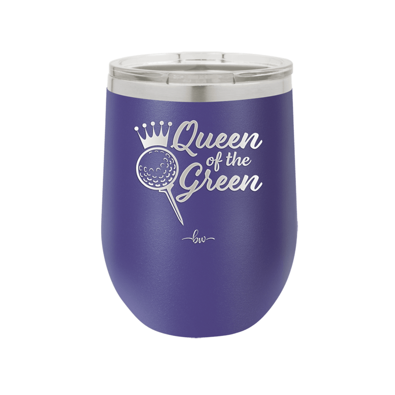 Queen of the Green Woman Golf 4 - Laser Engraved Stainless Steel Drinkware - 1675 -