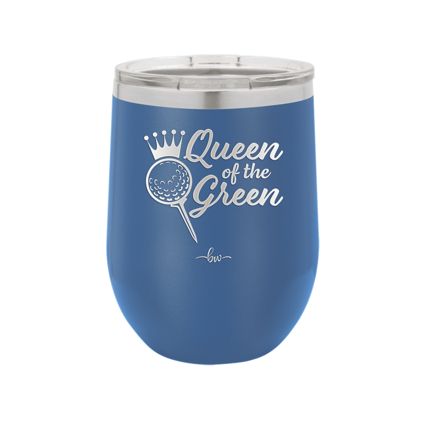 Queen of the Green Woman Golf 4 - Laser Engraved Stainless Steel Drinkware - 1675 -