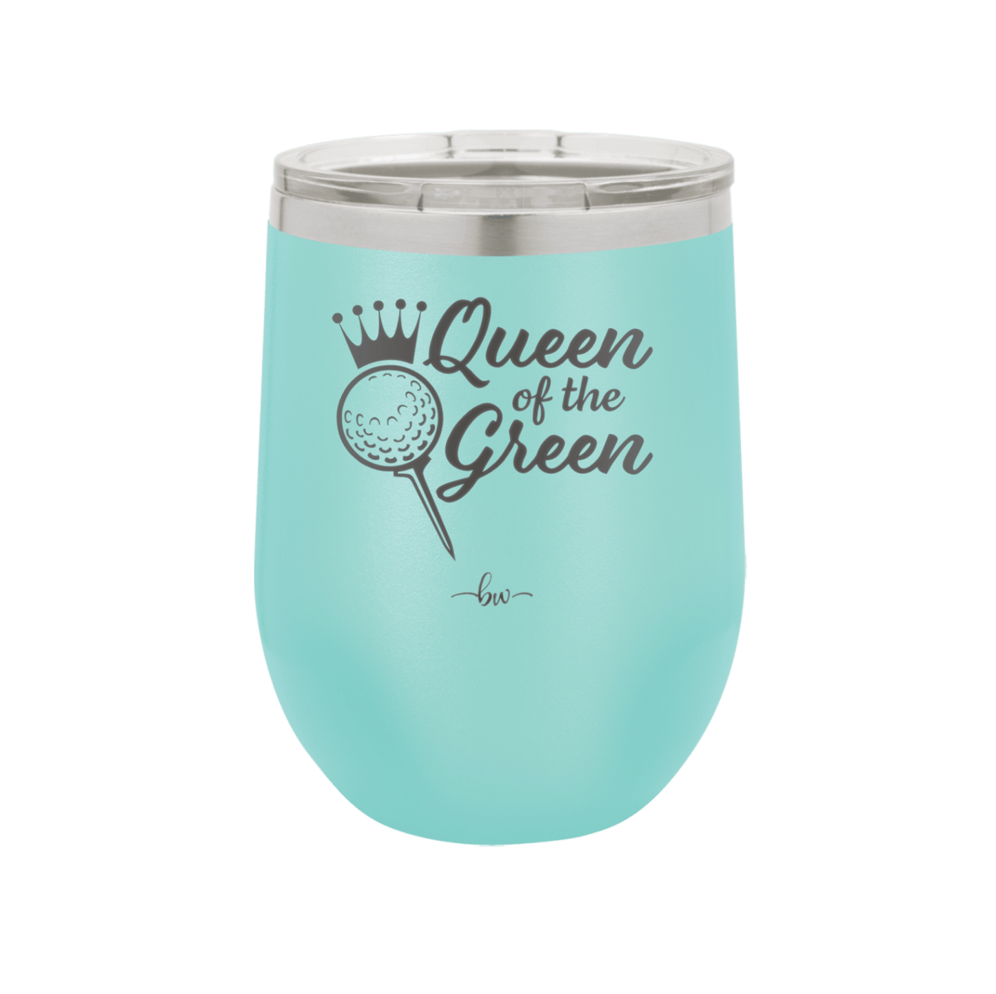 Queen of the Green Woman Golf 4 - Laser Engraved Stainless Steel Drinkware - 1675 -