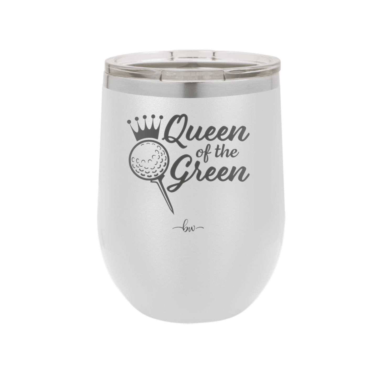 Queen of the Green Woman Golf 4 - Laser Engraved Stainless Steel Drinkware - 1675 -