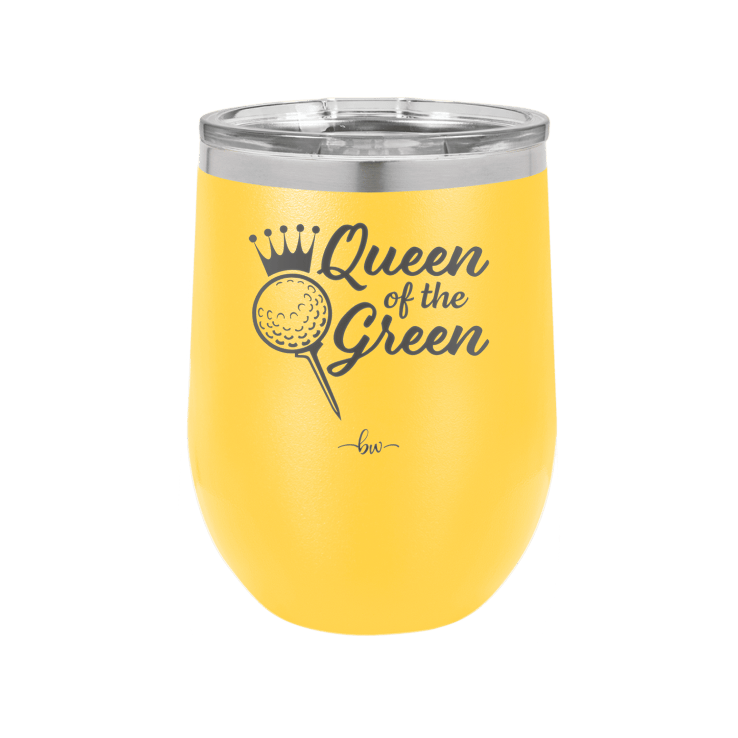 Queen of the Green Woman Golf 4 - Laser Engraved Stainless Steel Drinkware - 1675 -