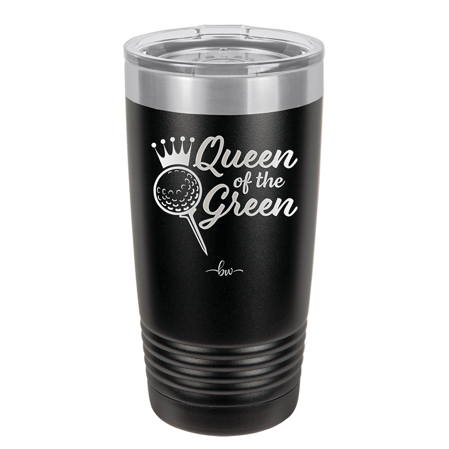 Queen of the Green Woman Golf 4 - Laser Engraved Stainless Steel Drinkware - 1675 -