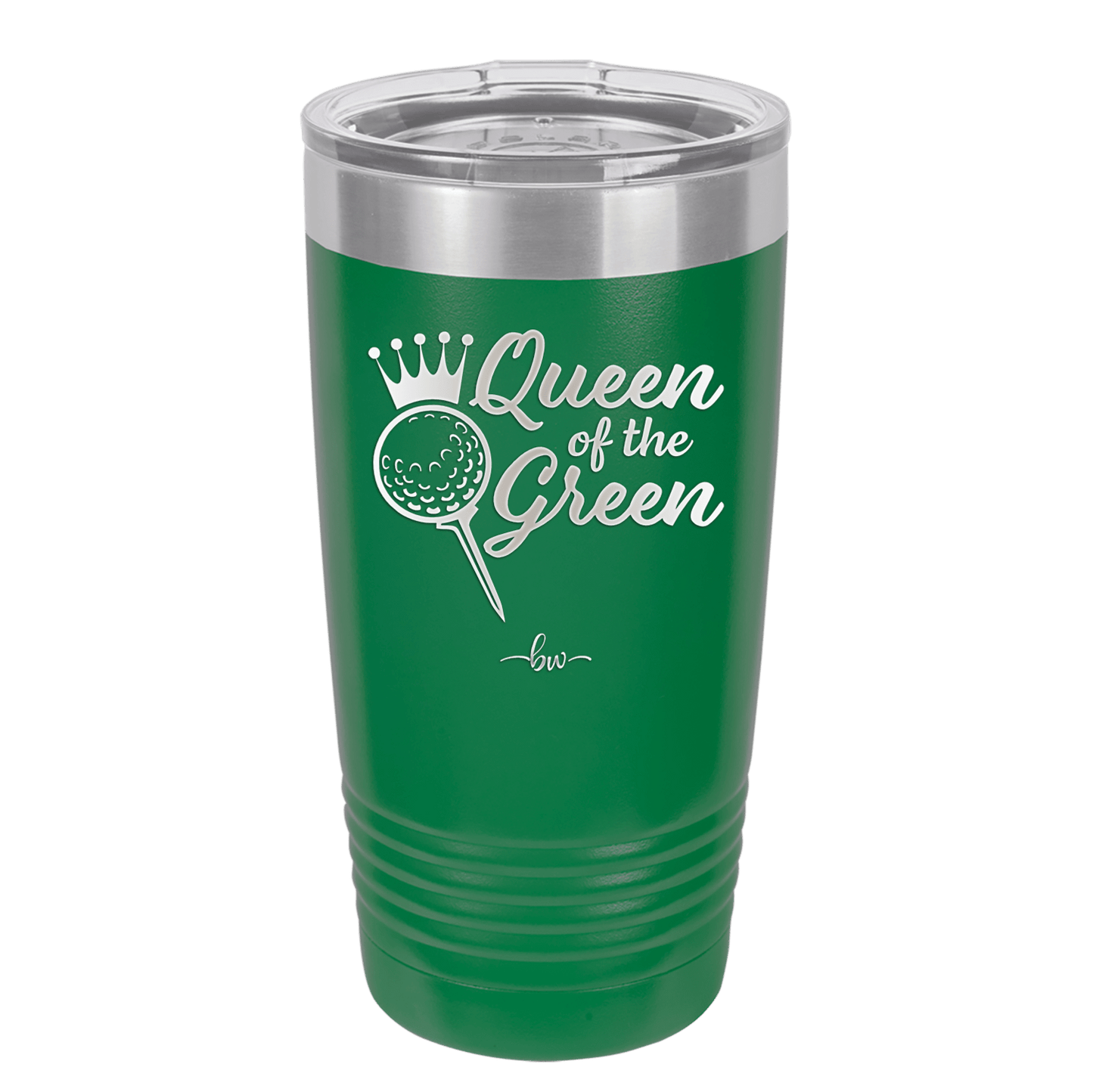Queen of the Green Woman Golf 4 - Laser Engraved Stainless Steel Drinkware - 1675 -