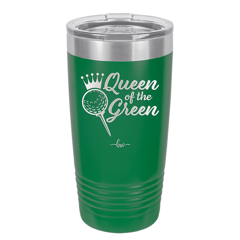 Queen of the Green Woman Golf 4 - Laser Engraved Stainless Steel Drinkware - 1675 -