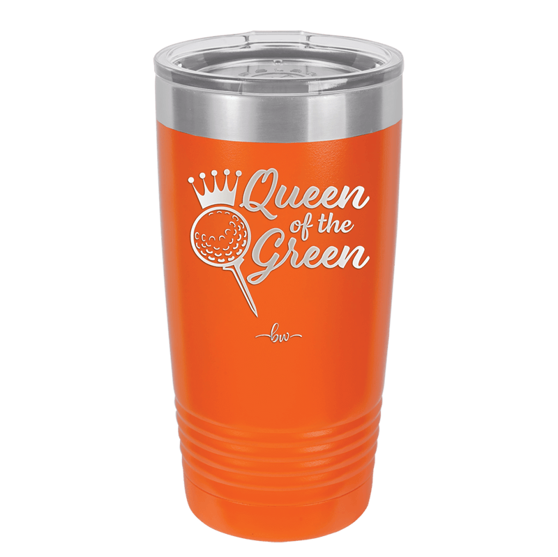 Queen of the Green Woman Golf 4 - Laser Engraved Stainless Steel Drinkware - 1675 -