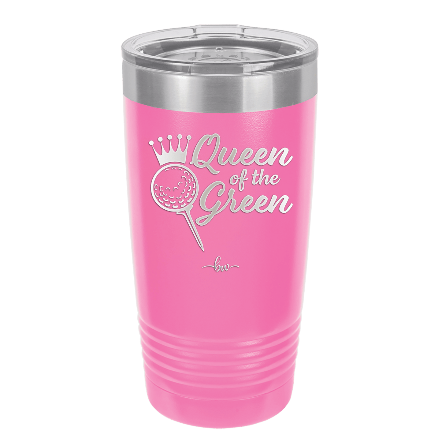Queen of the Green Woman Golf 4 - Laser Engraved Stainless Steel Drinkware - 1675 -