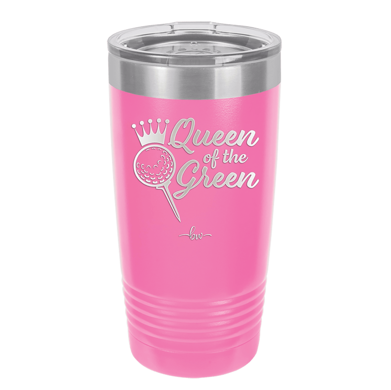 Queen of the Green Woman Golf 4 - Laser Engraved Stainless Steel Drinkware - 1675 -
