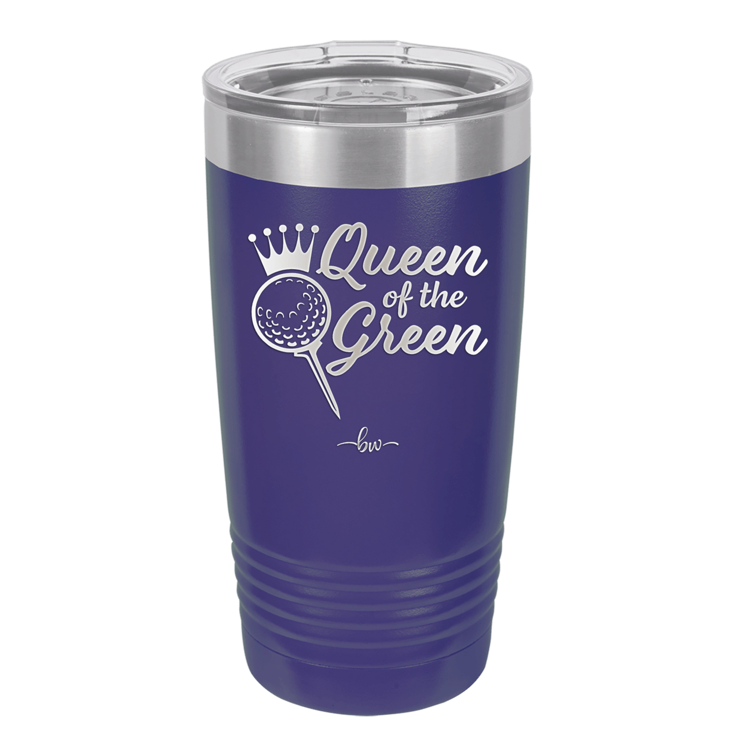 Queen of the Green Woman Golf 4 - Laser Engraved Stainless Steel Drinkware - 1675 -
