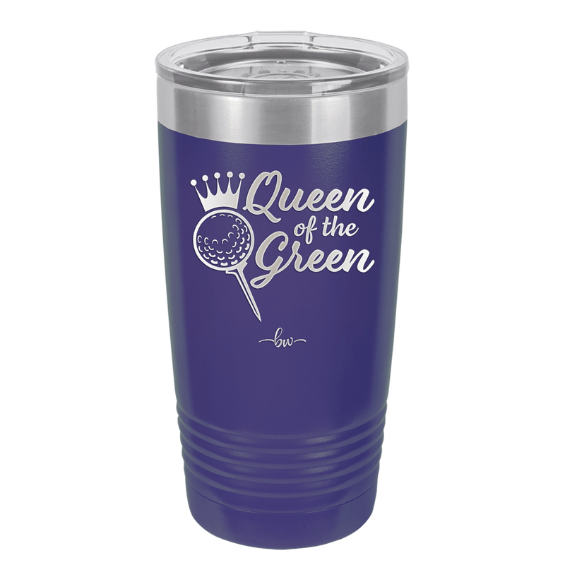 Queen of the Green Woman Golf 4 - Laser Engraved Stainless Steel Drinkware - 1675 -