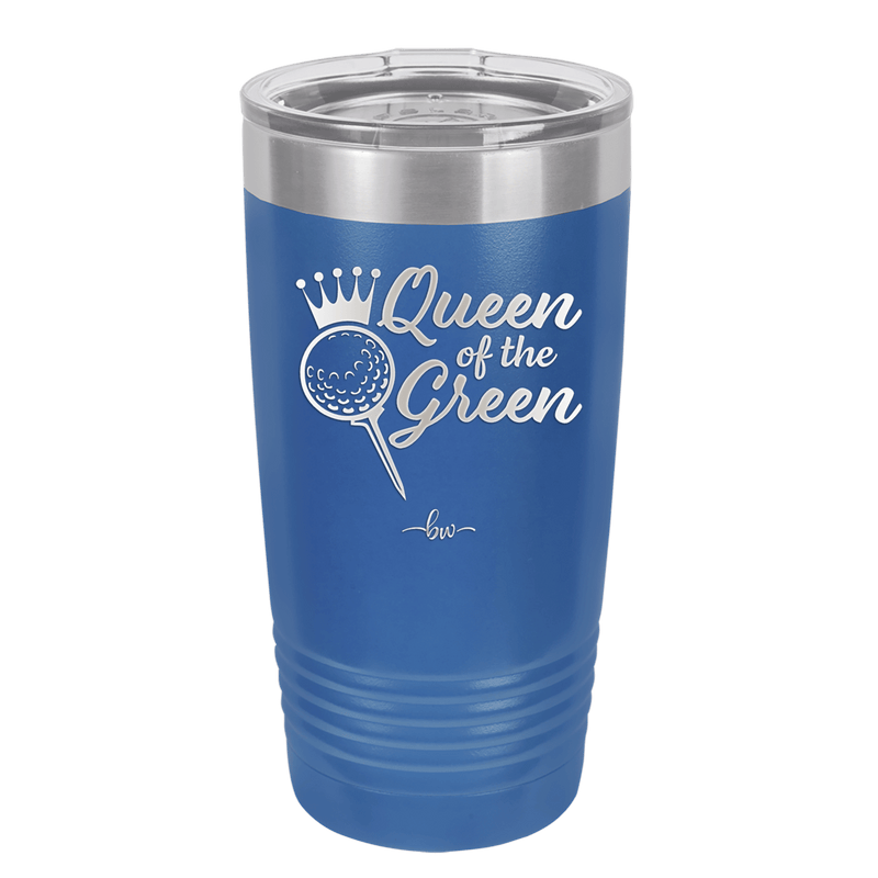 Queen of the Green Woman Golf 4 - Laser Engraved Stainless Steel Drinkware - 1675 -